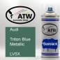 Preview: Audi, Triton Blue Metallic, LV5X: 400ml Sprühdose, von ATW Autoteile West.